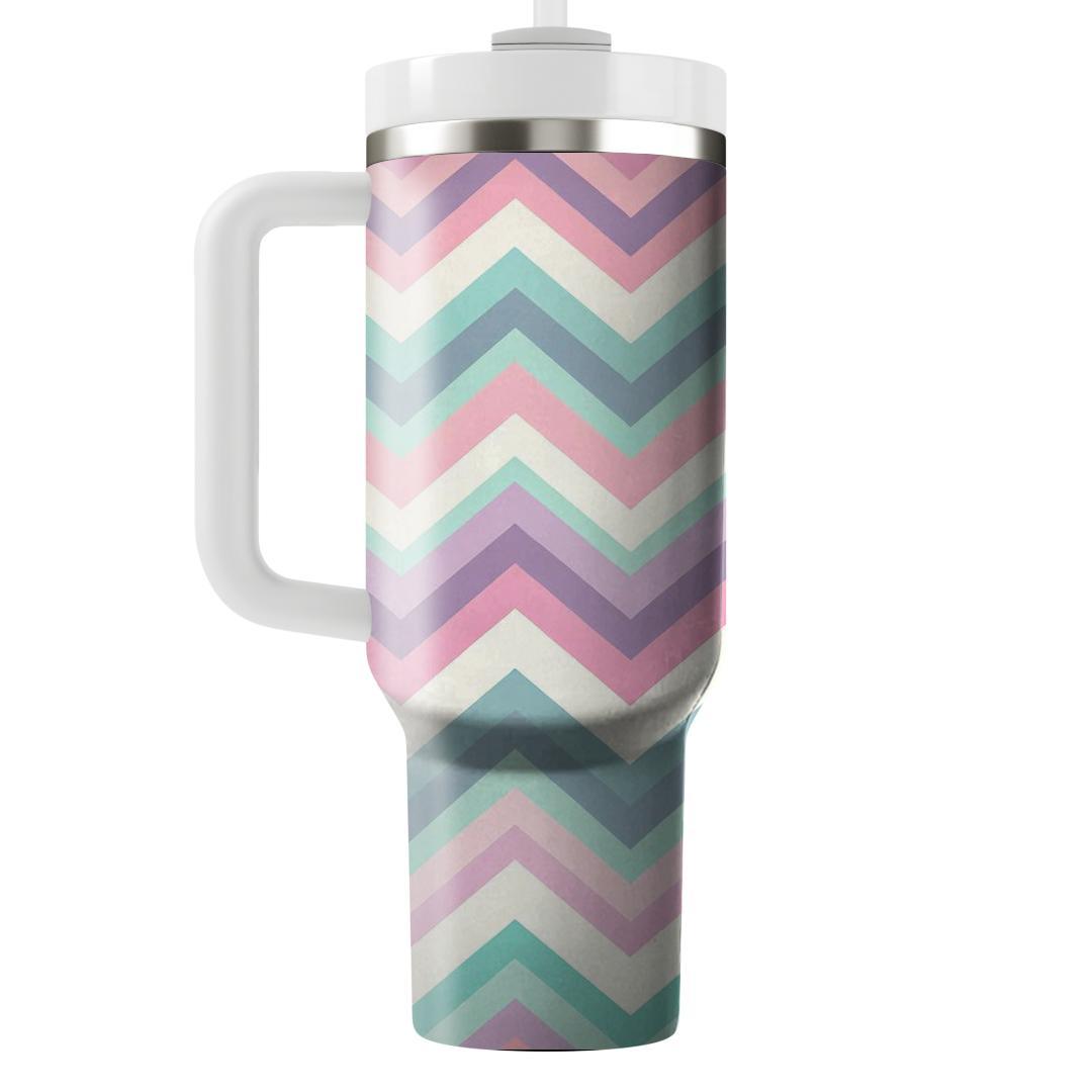 Chevron Pastel Dream  Decorative Tumblers