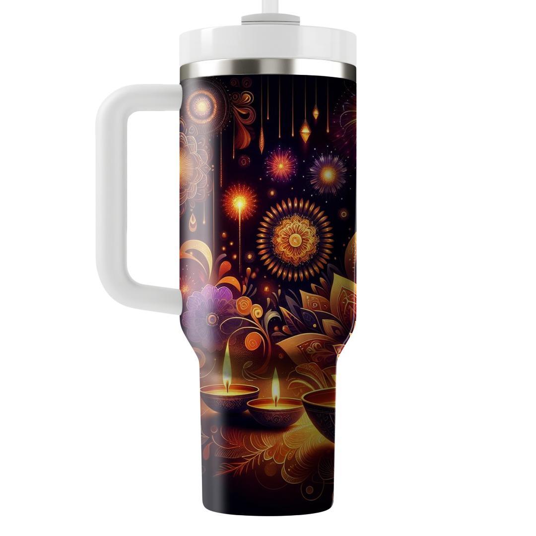 Melody Of Lights - Festival Of Diwali  Tumblers With Lids