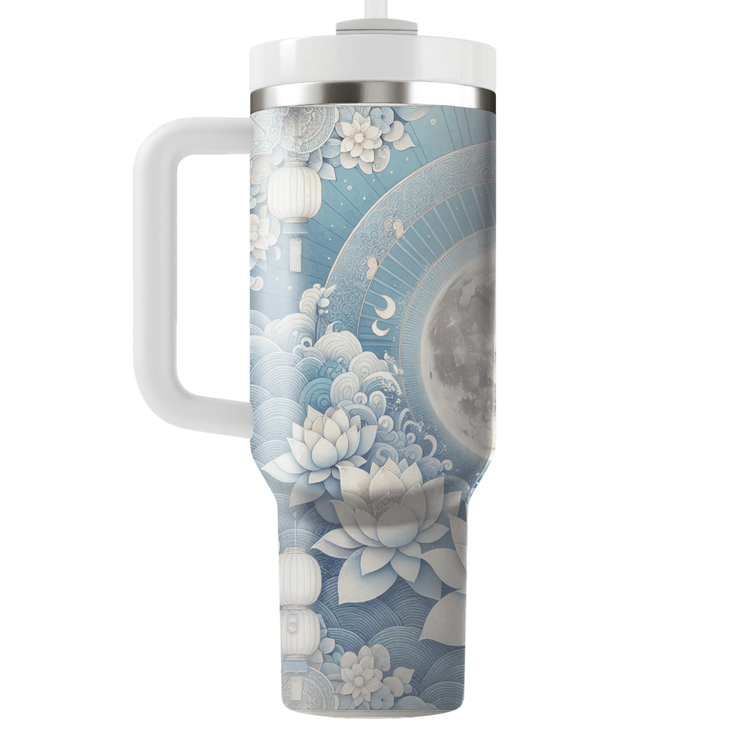 Serene Mid-autumn Festival Tumblers With Lids