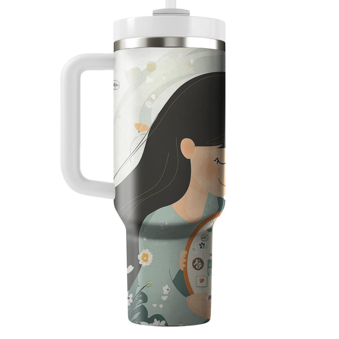The Circle Of Love: A Mother’s Unbreakable Bond Tumblers With Lids