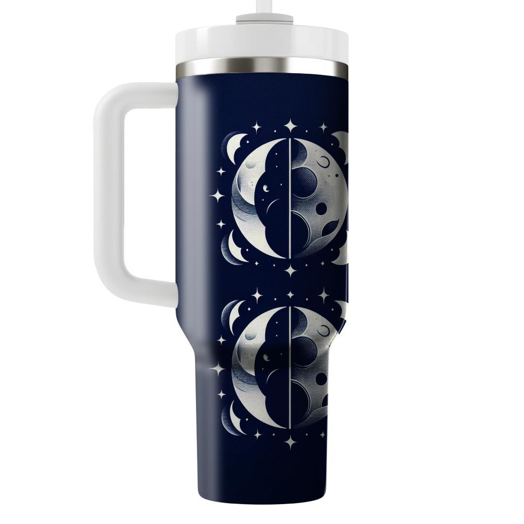 Celestial Moon Phase  Tumblers With Lids