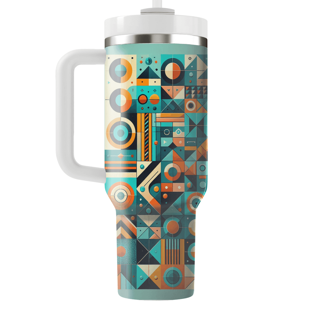 Funky Geometric Patterns Travel Tumblers