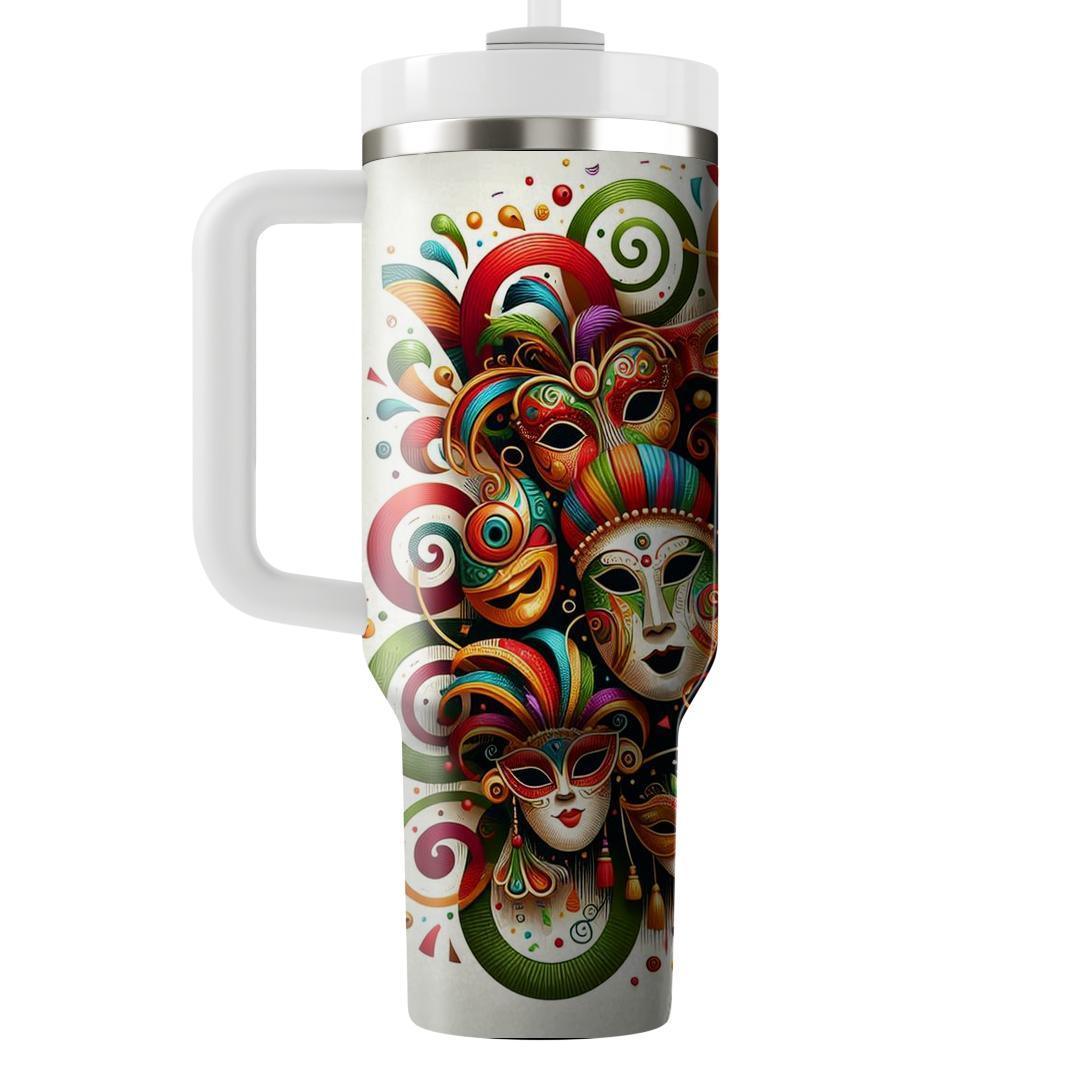 Festival Of Masks - A Cultural Carnival  Tumbler Cups