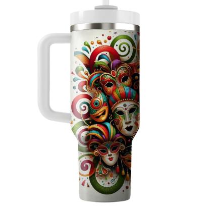 Festival Of Masks - A Cultural Carnival  Tumbler Cups