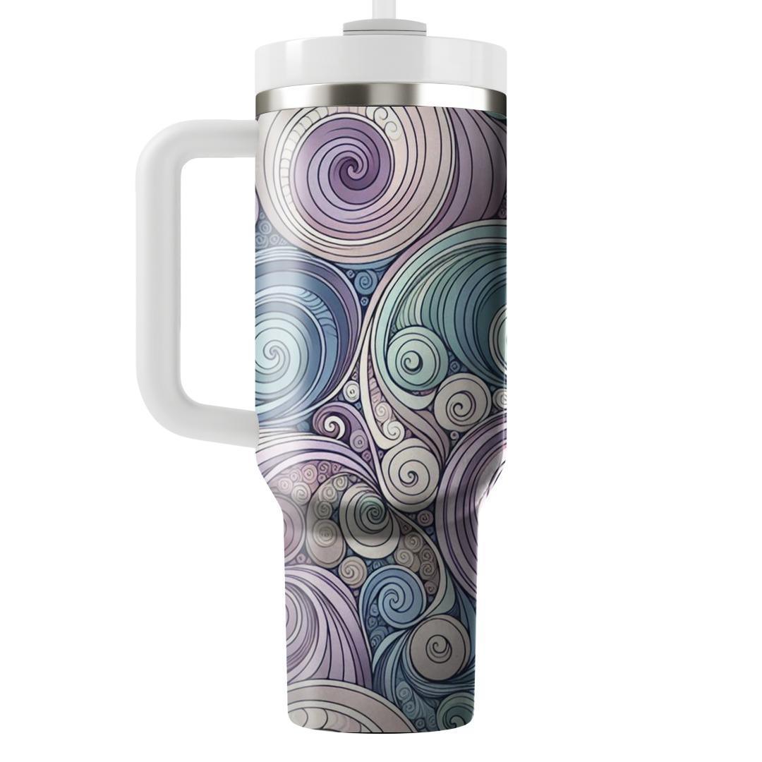 Ethereal Tie-dye Swirl  Tumbler Cups