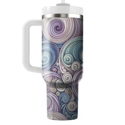 Ethereal Tie-dye Swirl  Tumbler Cups