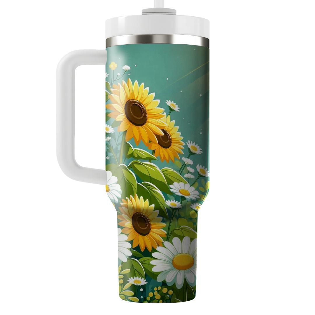 Summer Sun-kissed Blossoms  Travel Tumblers
