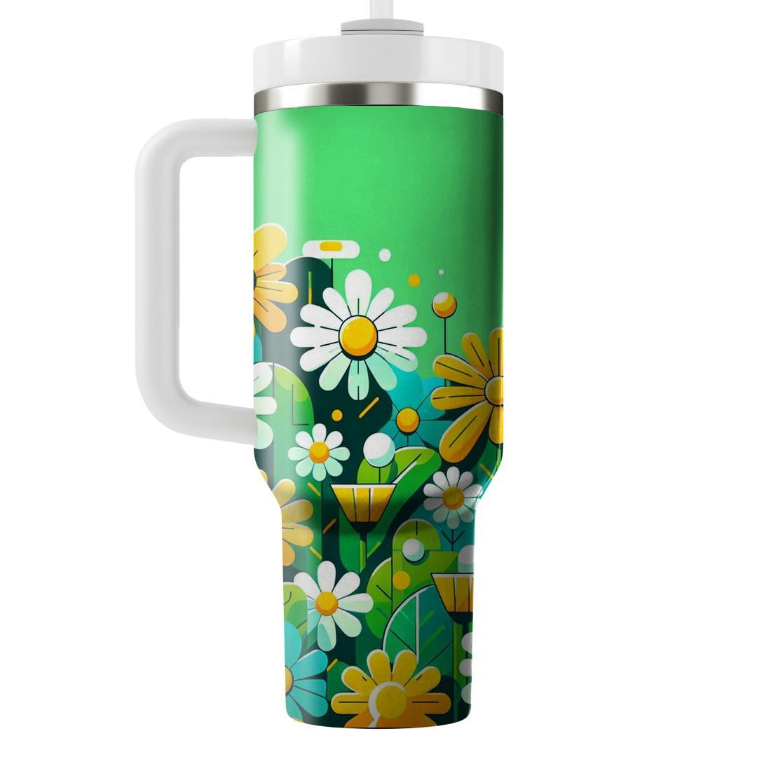 Delightful Daisy Patch  Insulated Tumblers