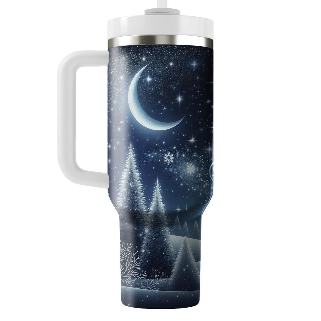Midnight Winter Magic  Travel Tumblers