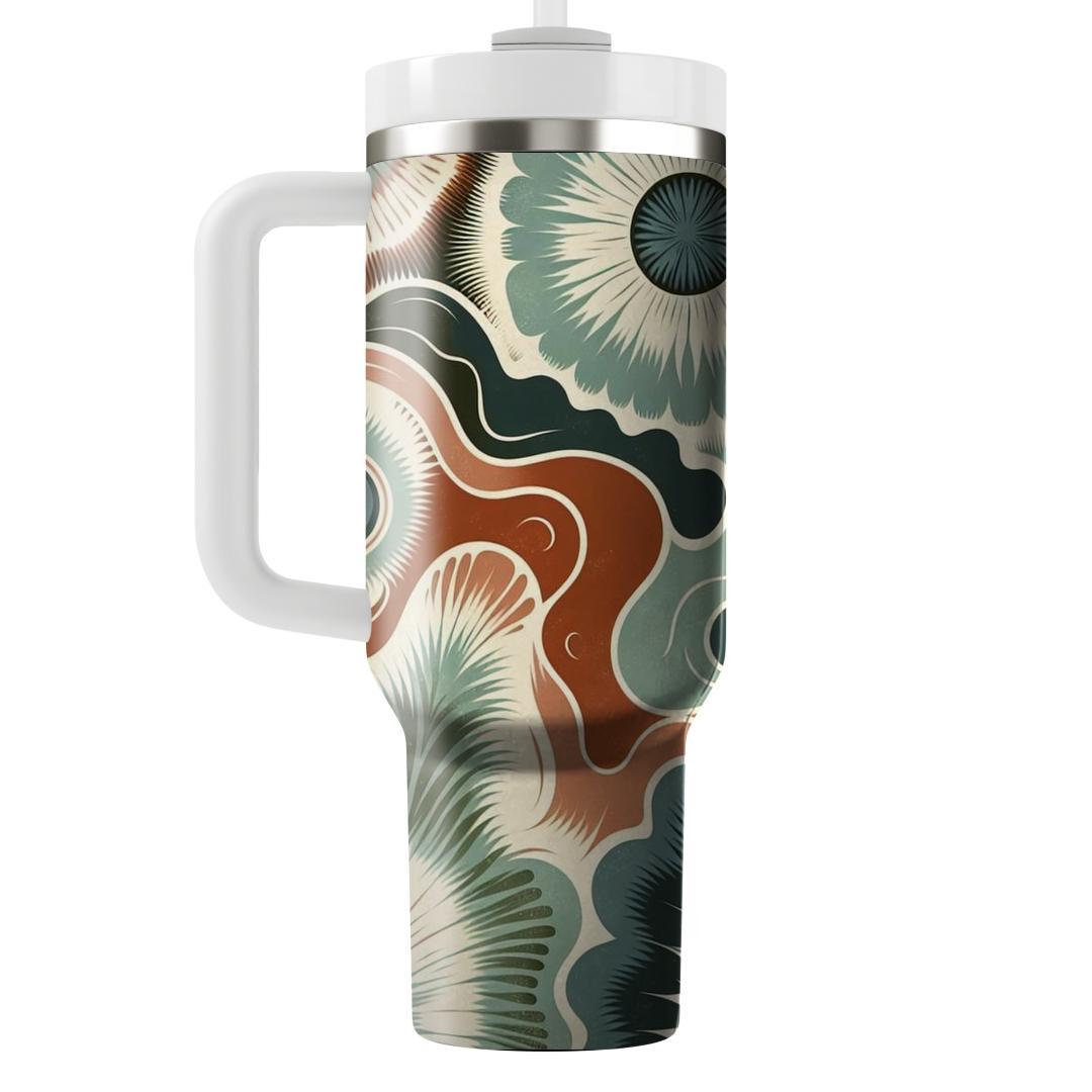Earthy Tie-dye Delight  Travel Tumblers