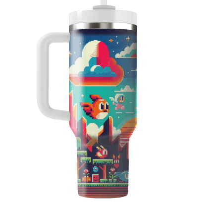 Pixel Art Paradise  Tumbler Cups