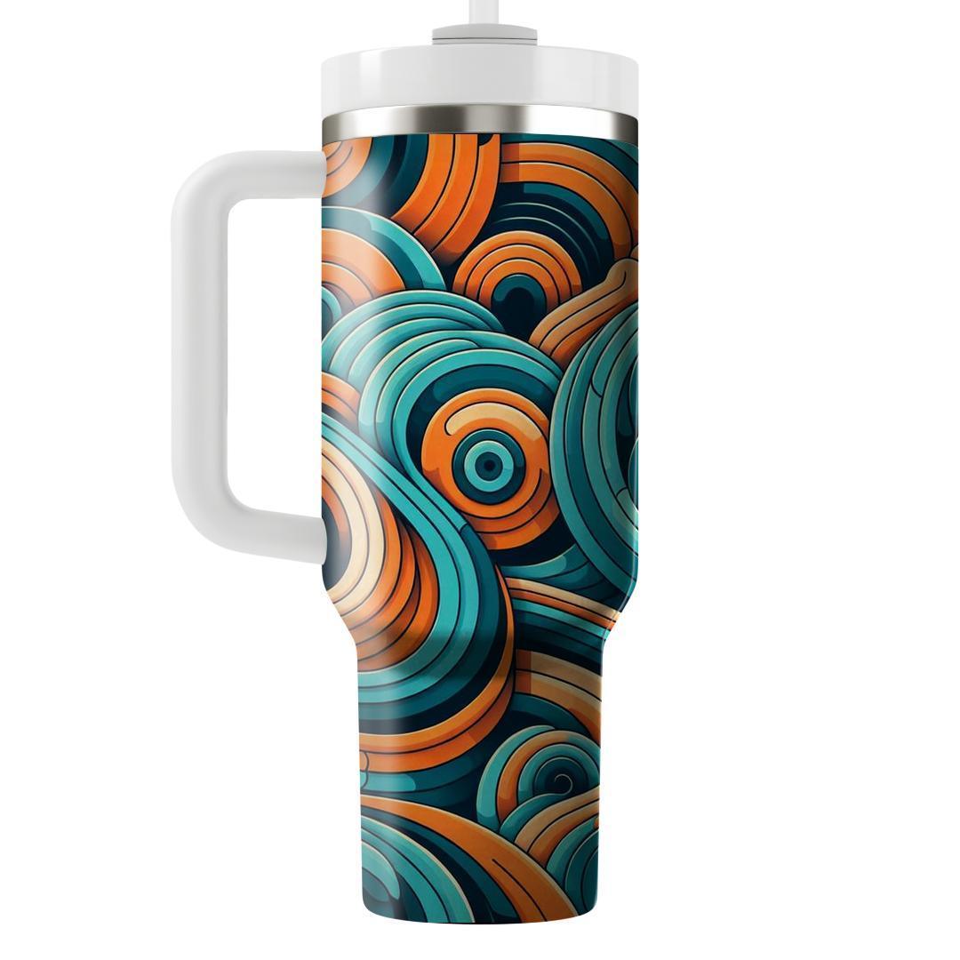 Geometric Spiral Frames  Tumblers For Gifts