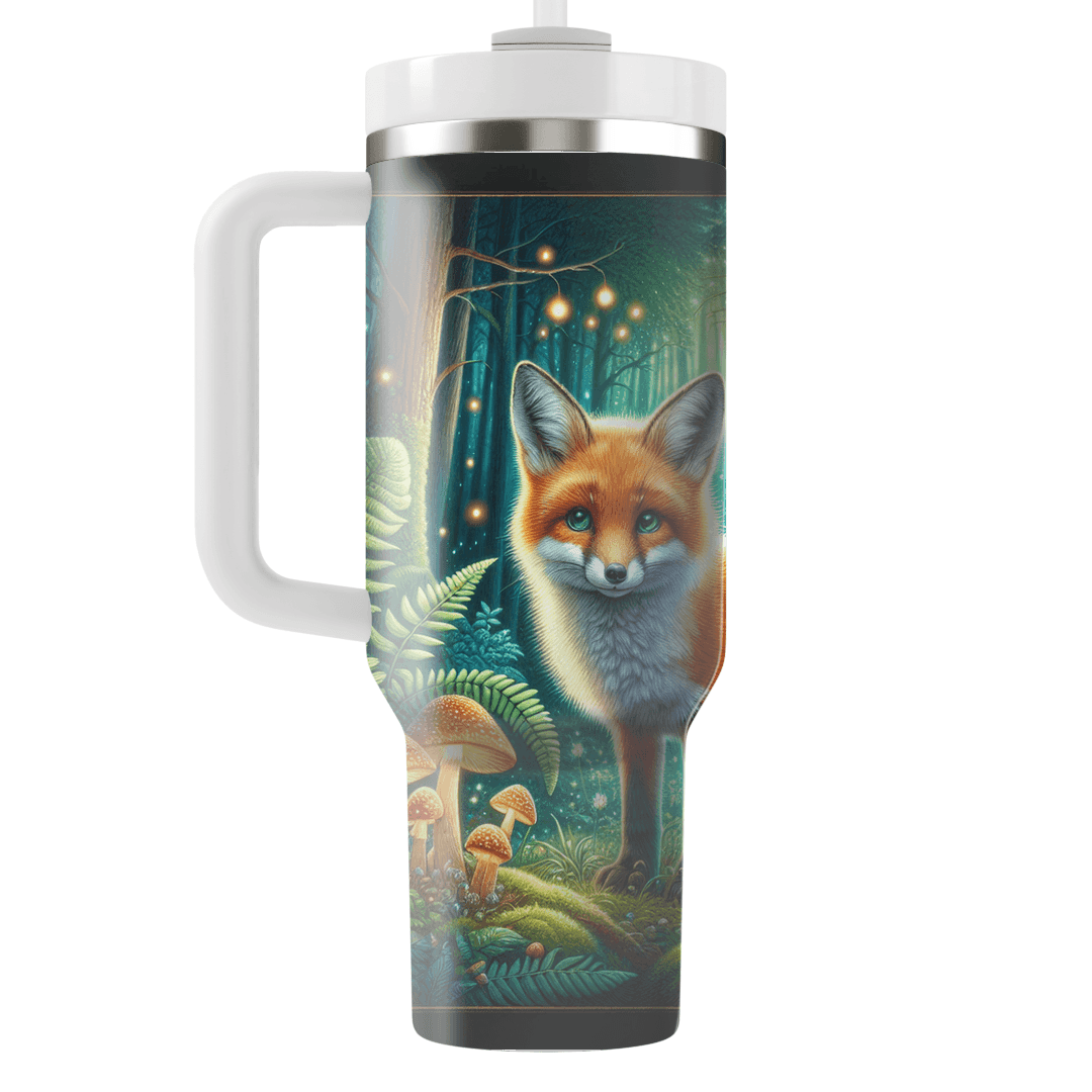 Enchanted Forest Fox  Tumblers With Lids