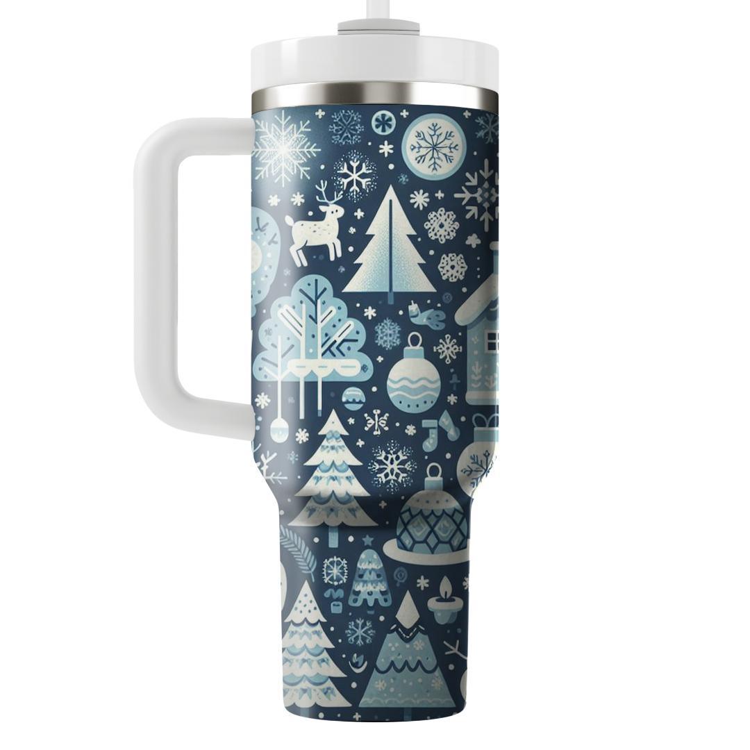 Charming Winter Scene  Custom Tumblers