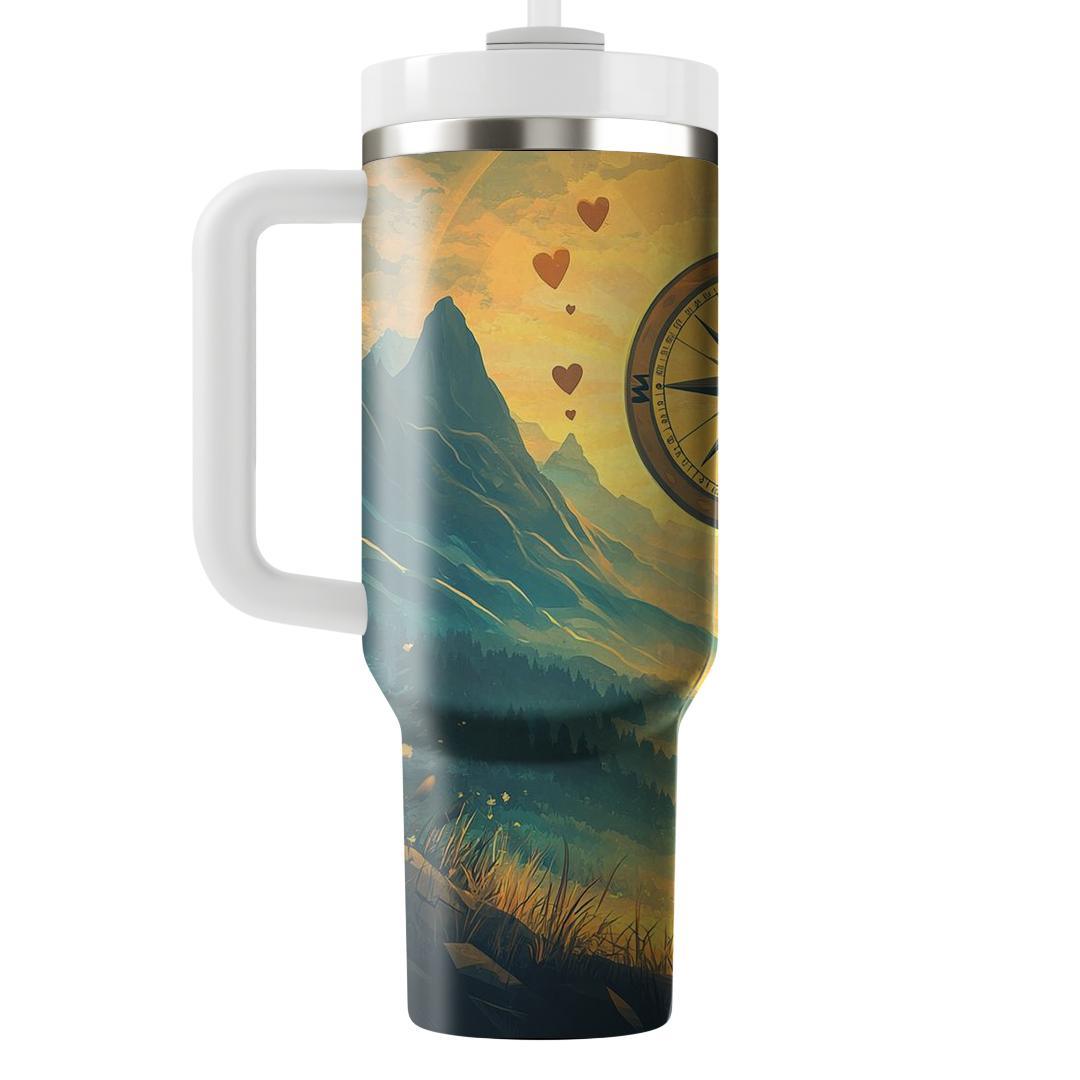 The Compass Of My Life: A Mother’s Guidance Through Challenges Tumblers With Lids