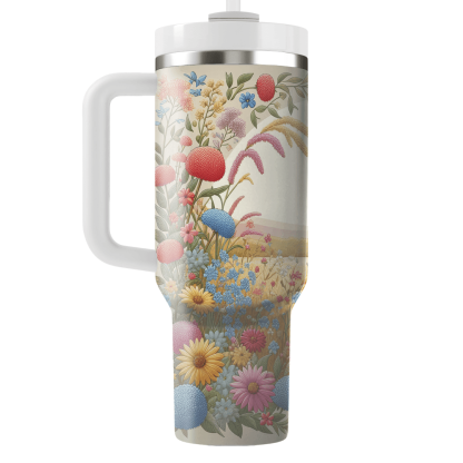 Charming Giraffe Meadow  Tumbler Cups