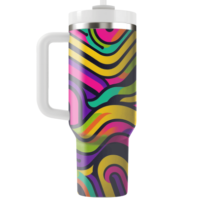 Funky Lines  Custom Tumblers