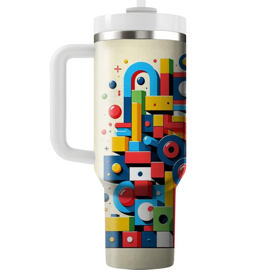 Dynamic Color Blocks  Tumbler Cups