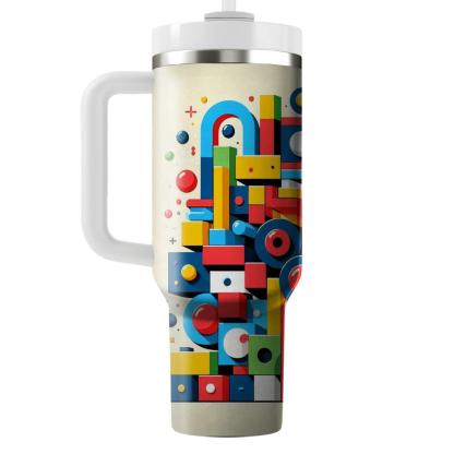 Dynamic Color Blocks  Tumbler Cups