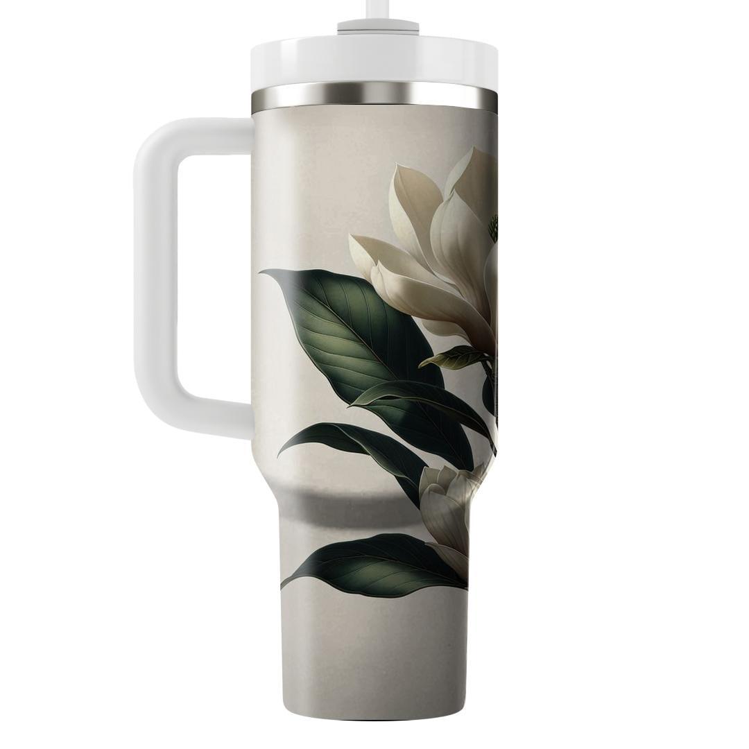 Elegant Magnolia  Tumbler Cups