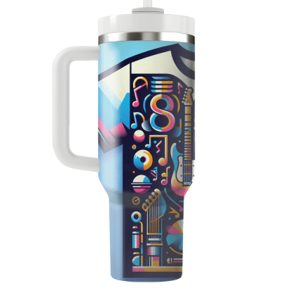 Retro 80s Music Festival T-shirt Custom Tumblers