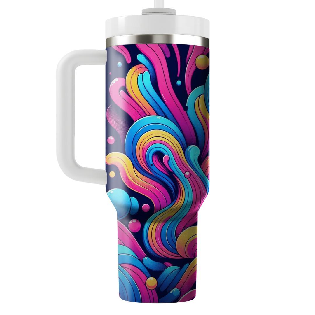  Swirls  Personalized Tumblers