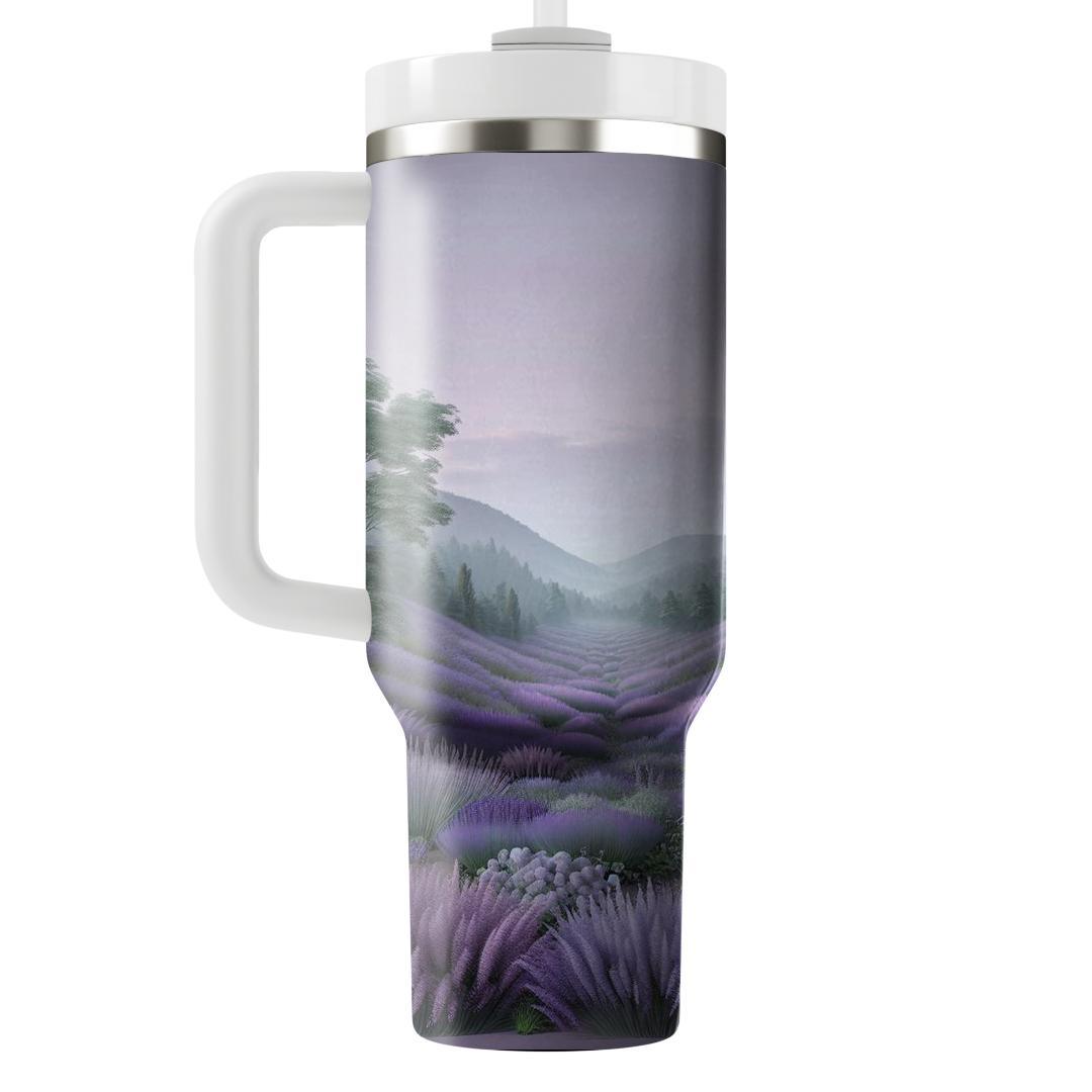 Lavender Cascade  Decorative Tumblers
