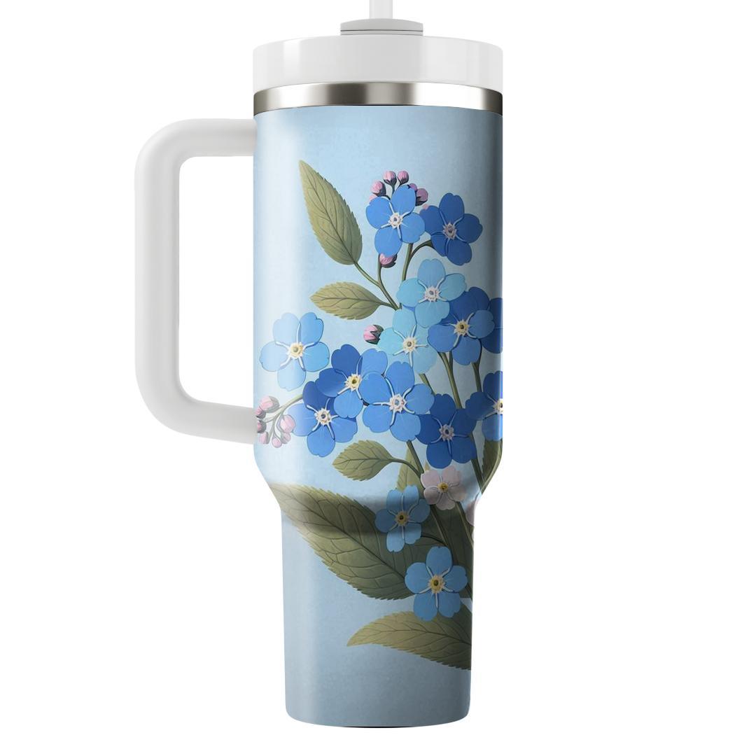 Azure Blooms  Tumblers For Gifts