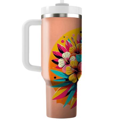 Tropical Blossom Fiesta  Insulated Tumblers