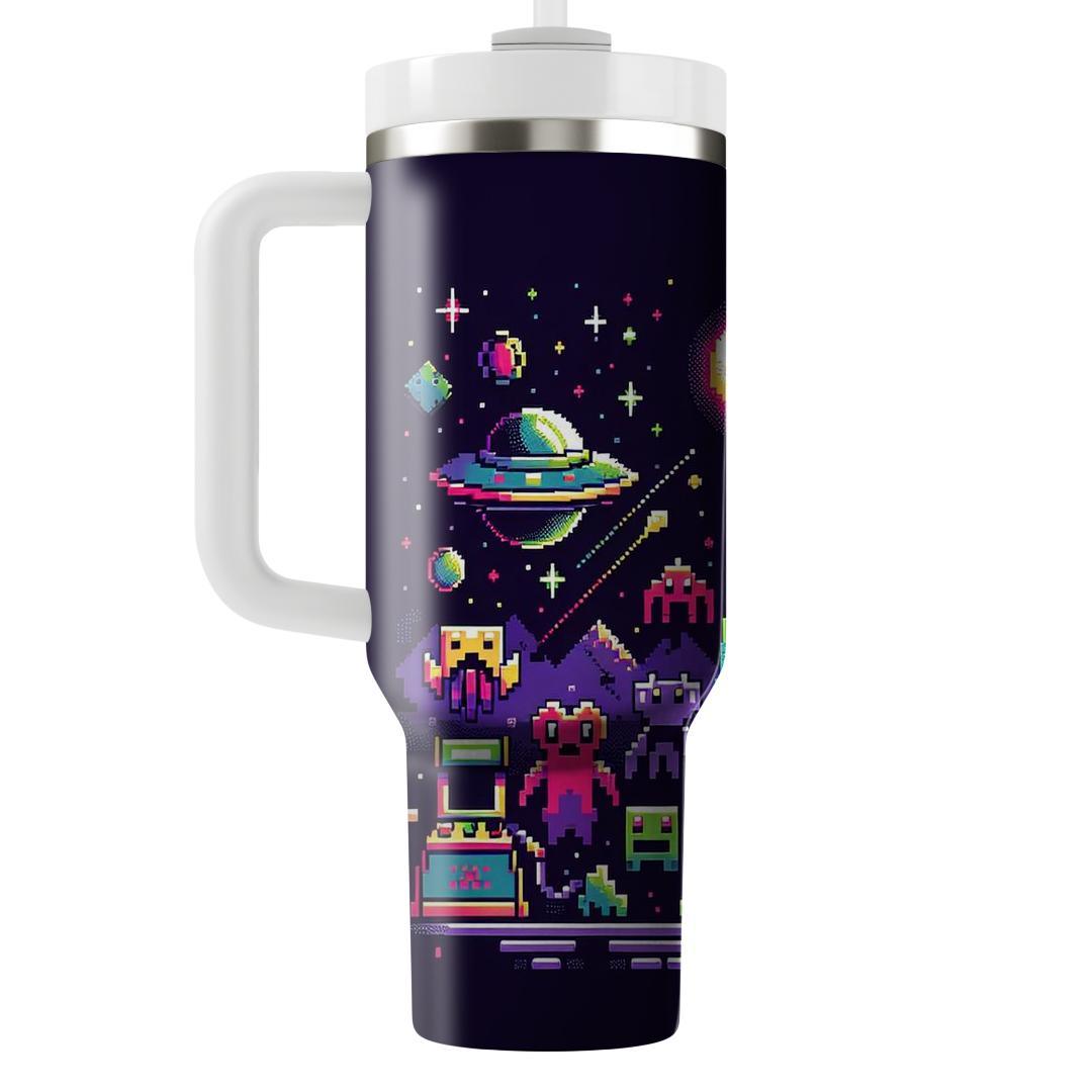 Retro Space Invader  Unique Tumblers