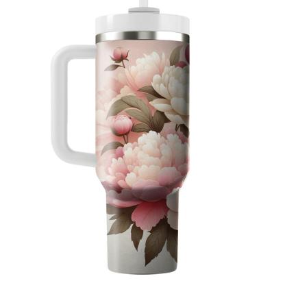 Romantic Peony Garden  Insulated Tumblers