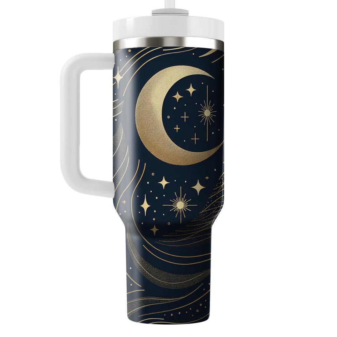Charming Starry Night  Decorative Tumblers