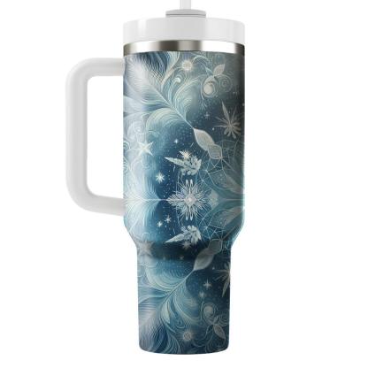Shimmering Serenity - Winter Solstice  Tumblers With Lids
