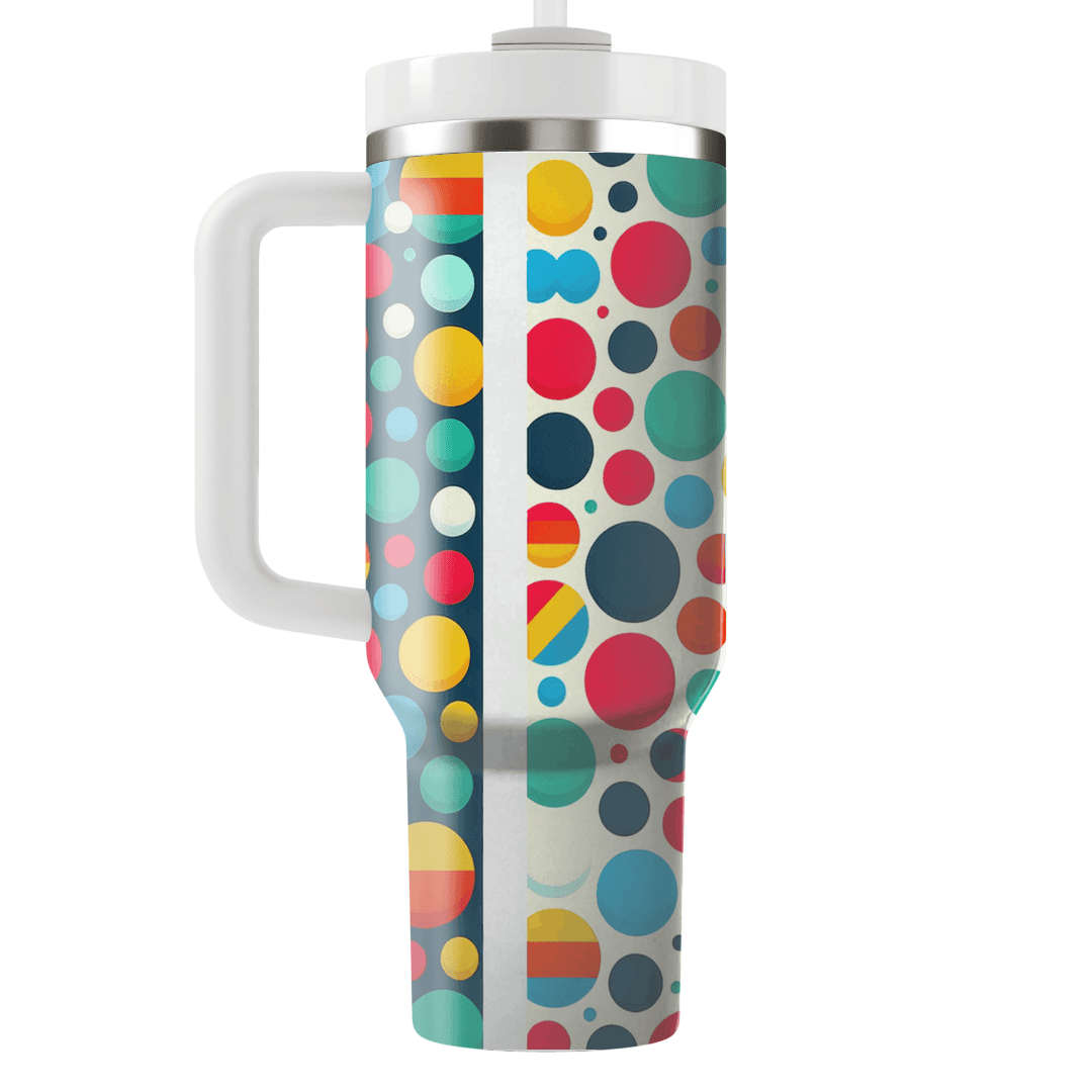 Colorful Dot Grid Custom Tumblers