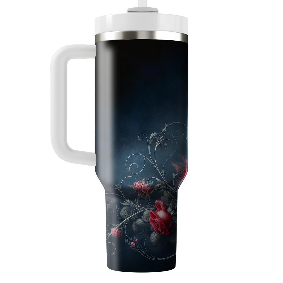 Enchanted Evening Rose  Unique Tumblers