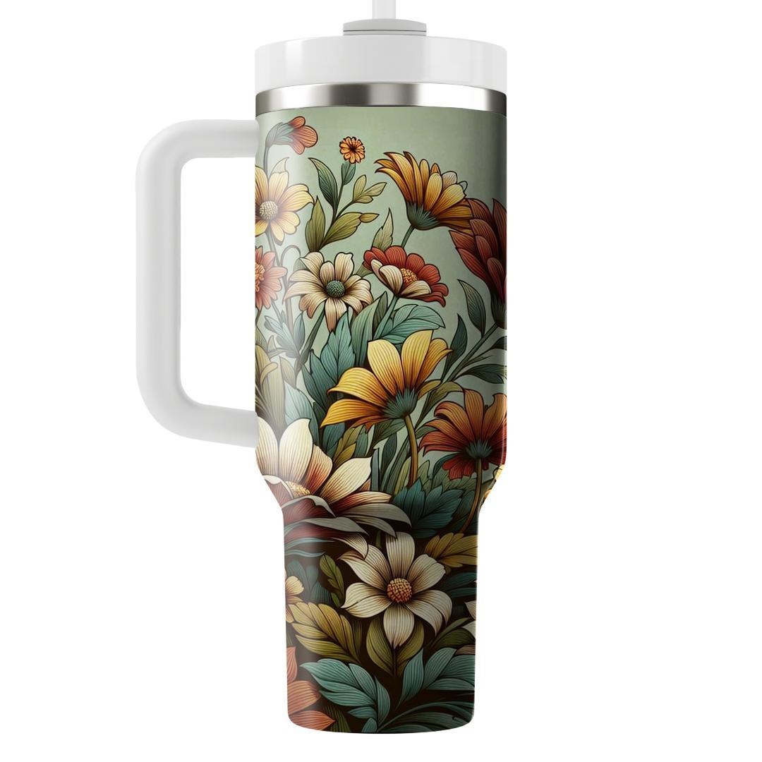 Flower Fields  Travel Tumblers