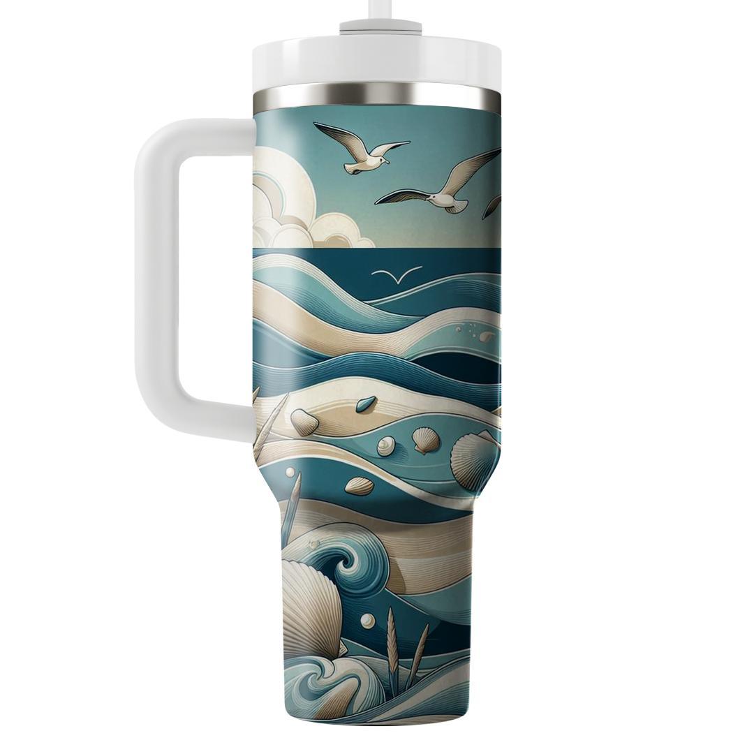 Summer Sea Breeze  Travel Tumblers