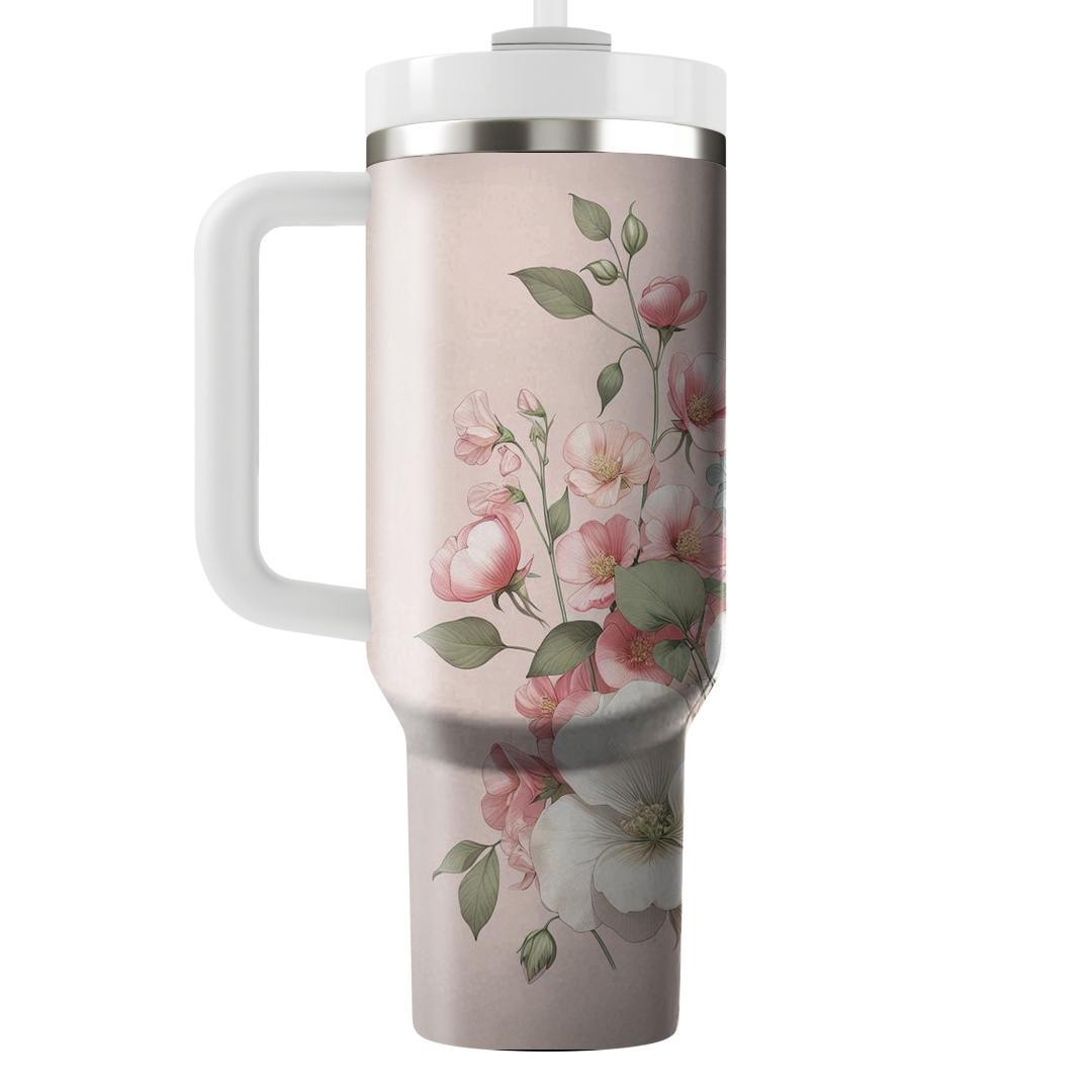 Feminine Blossom Garden  Tumbler Cups