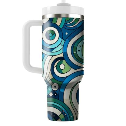Abstract Spiral Design  Tumblers For Gifts