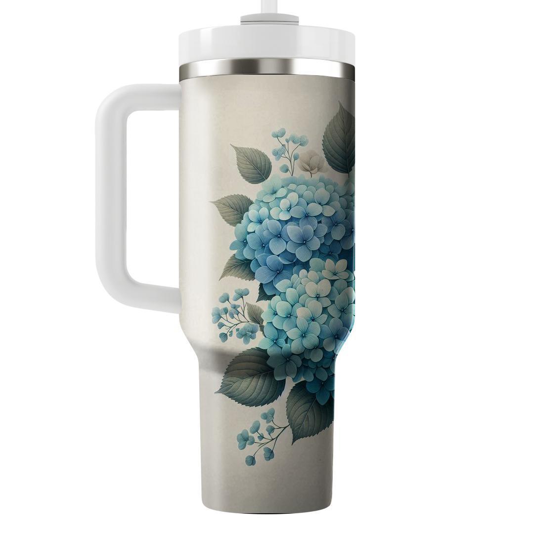 Ocean Breeze Hydrangea  Tumbler Cups