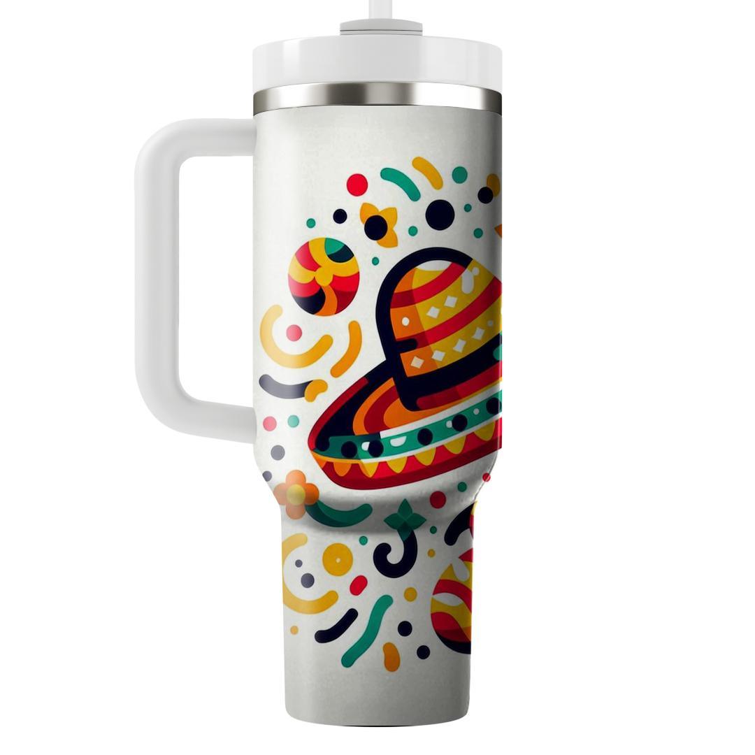 Fun Fiesta Celebration  Personalized Tumblers