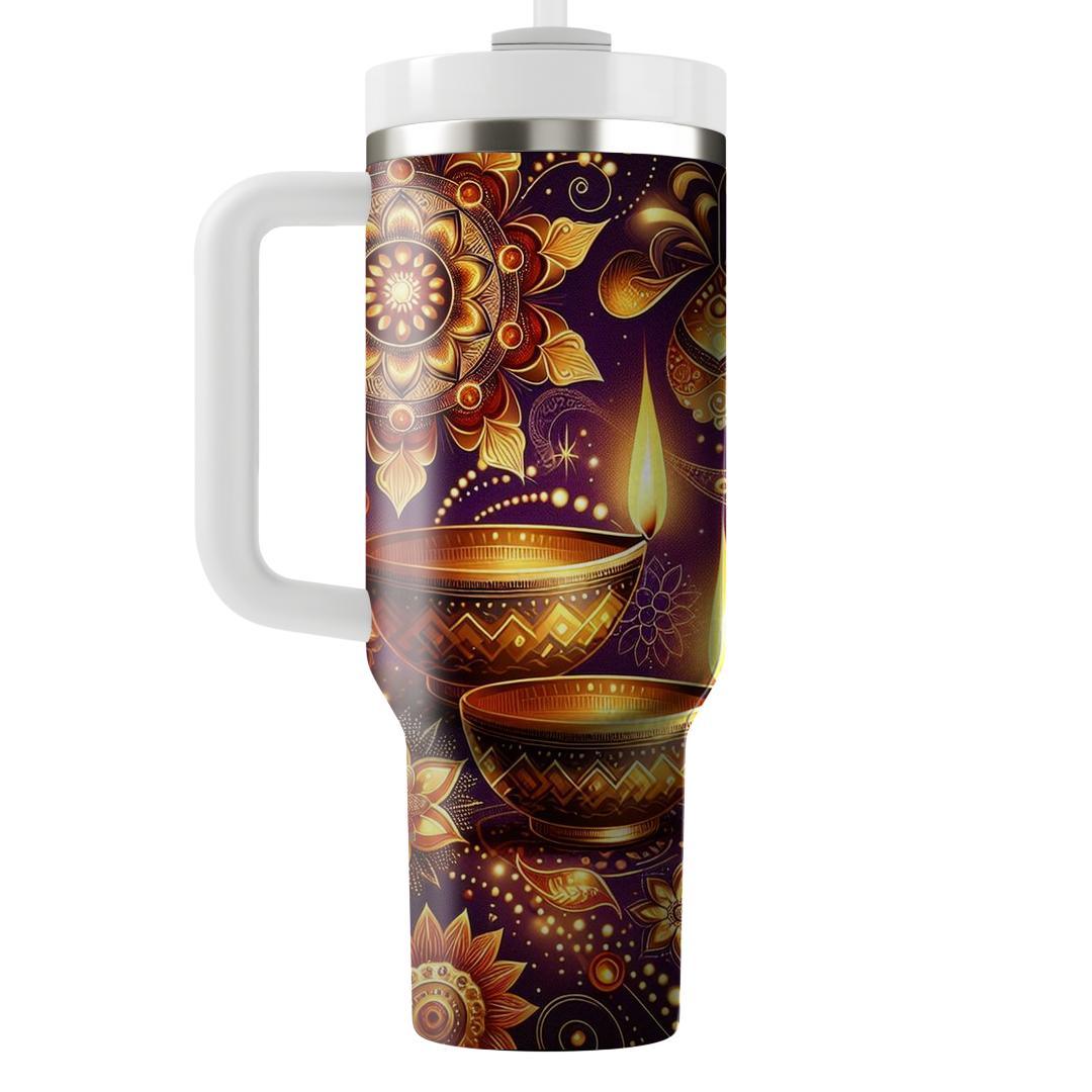 Radiant Reflections - Diwali Dreams  Decorative Tumblers