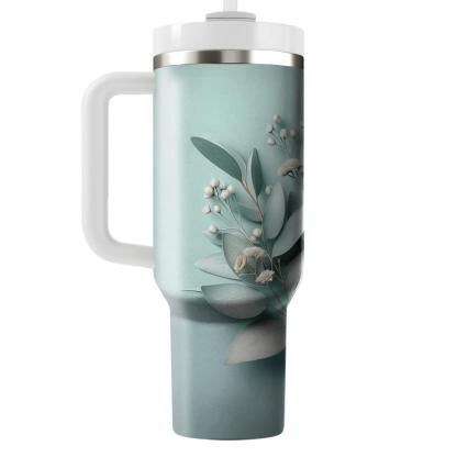 Enchanting Eucalyptus Blooms  Tumbler Cups