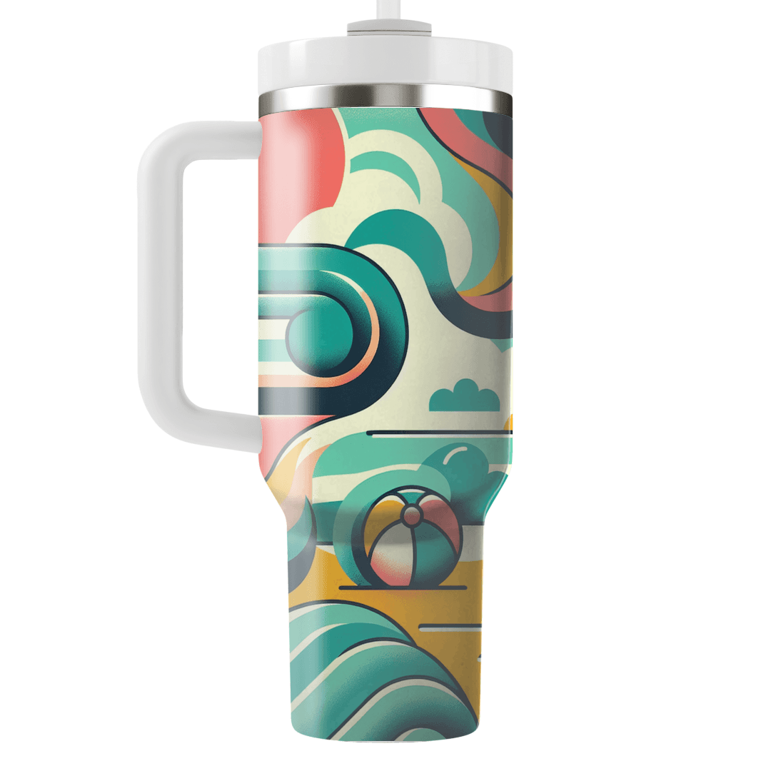 Whimsical Waves Travel Tumblers