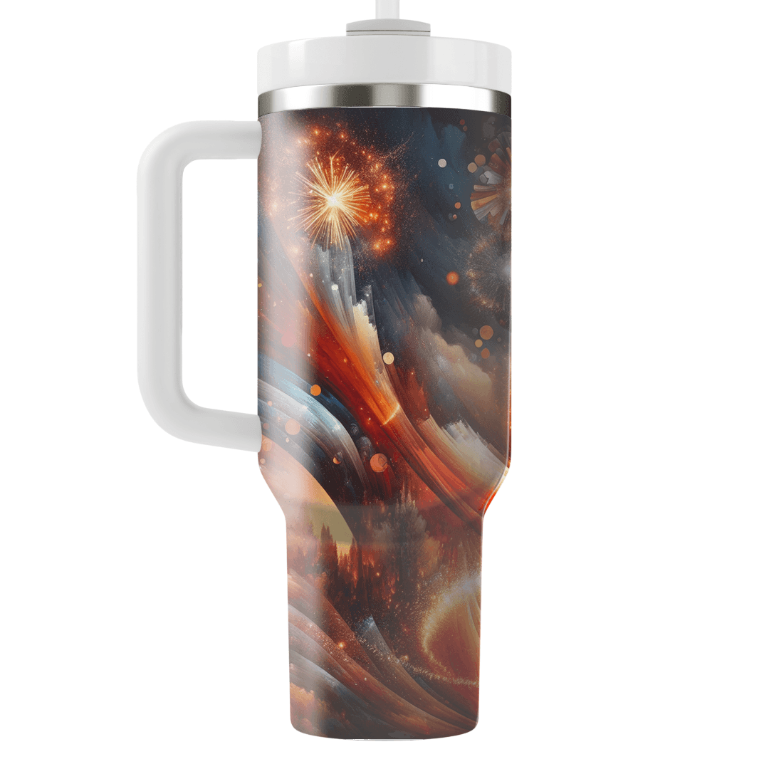 Autumn Fireworks Celebration  Travel Tumblers