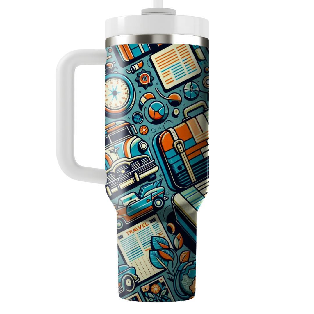 Retro Travel Adventure  Unique Tumblers