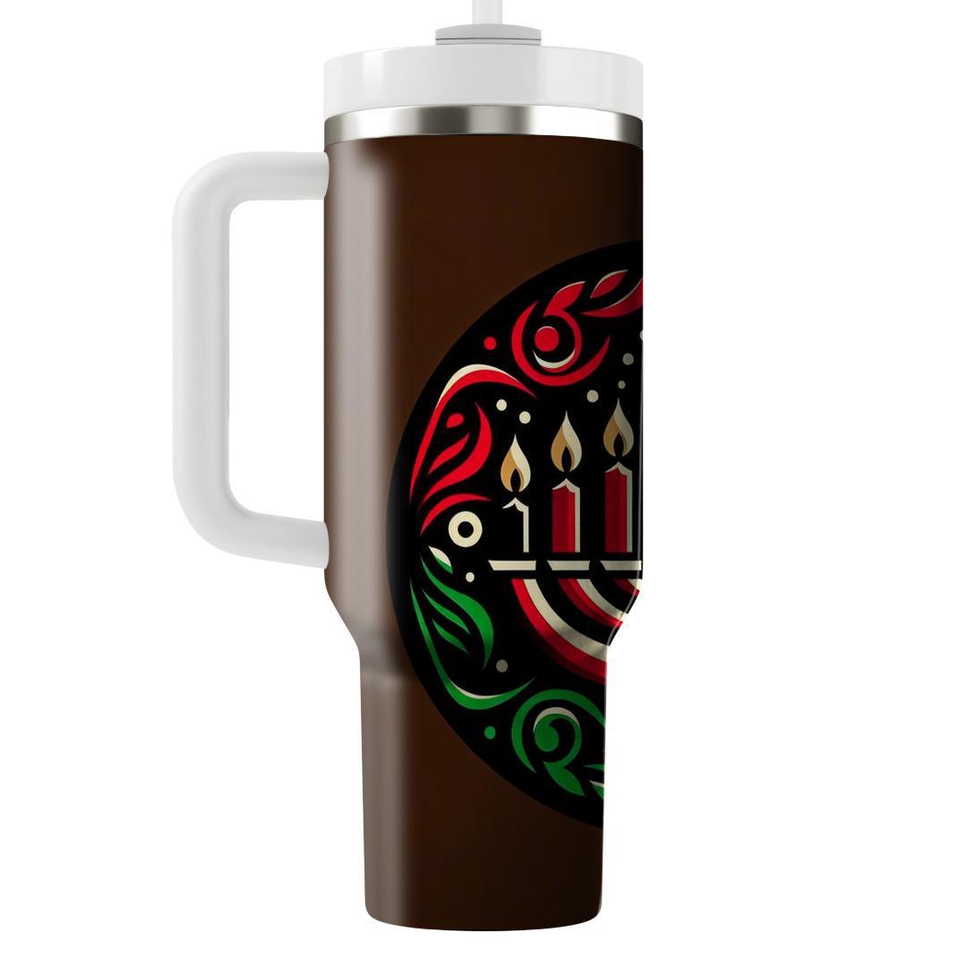 Kwanzaa Unity Flame Unique Tumblers