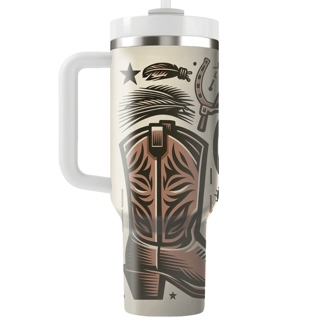 Wild West Cowboy  Personalized Tumblers