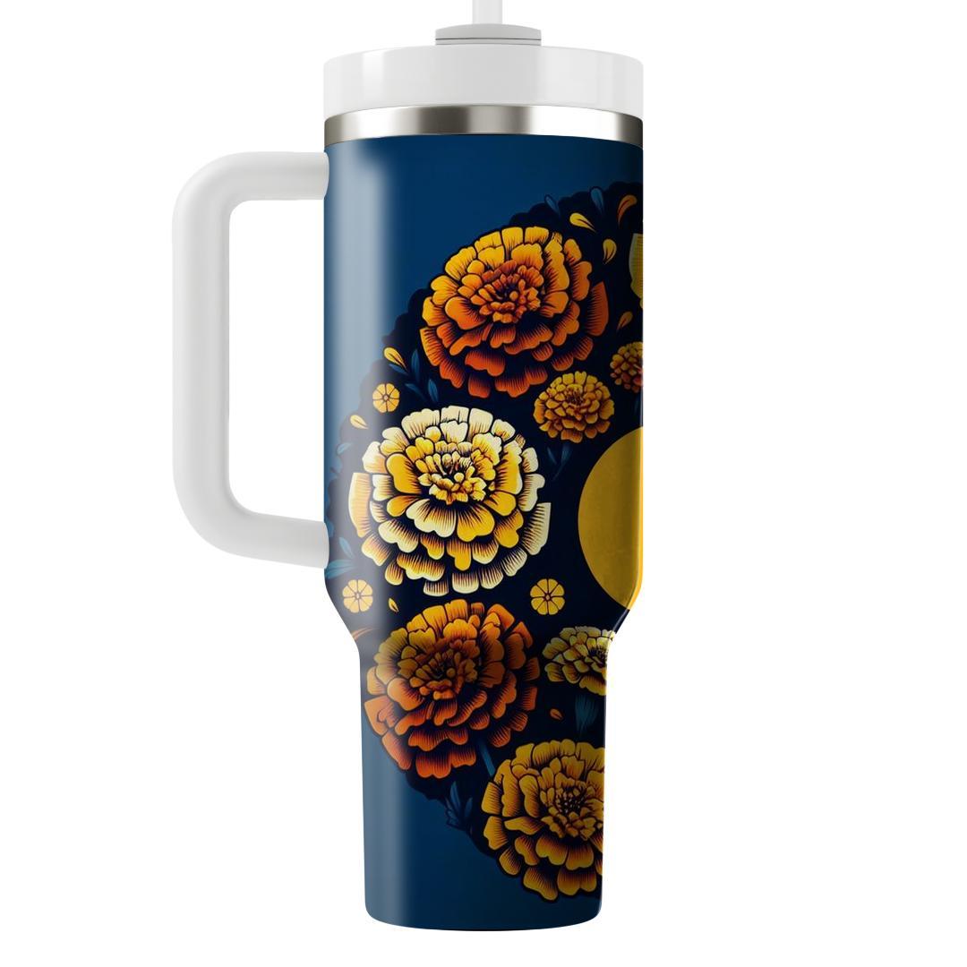 Golden Marigold Dreams  Tumblers For Gifts