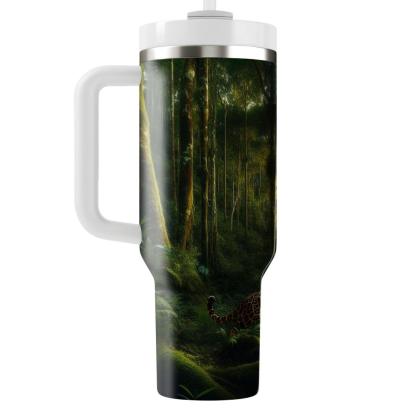 Jungle Majesty Leopard  Travel Tumblers